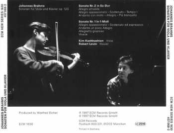 CD Johannes Brahms: Sonaten Für Viola Und Klavier