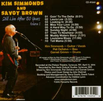 CD Savoy Brown: Still Live After 50 Years Volume 1
