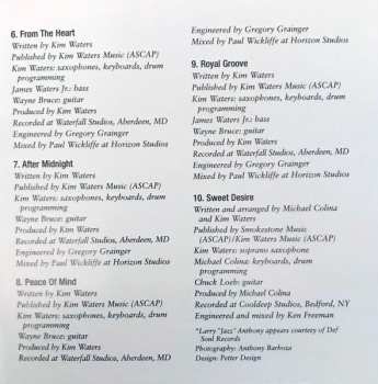 CD Kim Waters: From The Heart