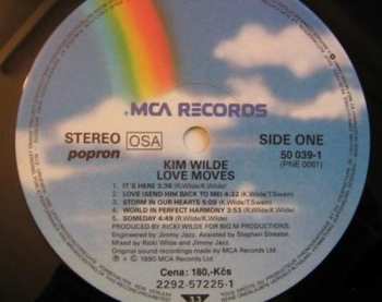 LP Kim Wilde: Love Moves