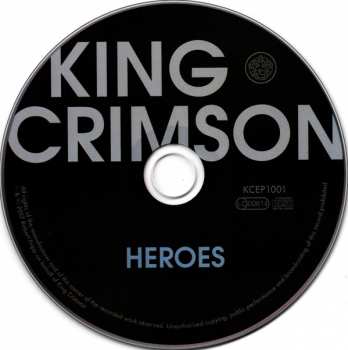 CD King Crimson: Heroes 