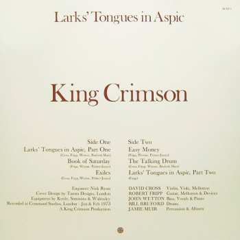 LP King Crimson: Larks' Tongues In Aspic