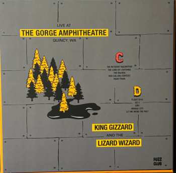 4LP King Gizzard And The Lizard Wizard: Live At The Gorge Amphitheatre, Quincy, WA LTD | NUM