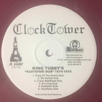 LP King Tubby: King Tubby's "Rastafari Dub" (1974 - 1979)