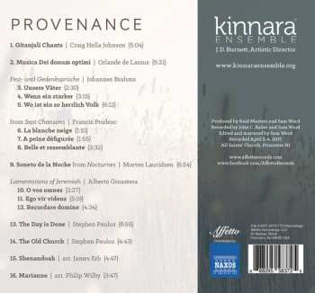 CD Johannes Brahms: Provenance