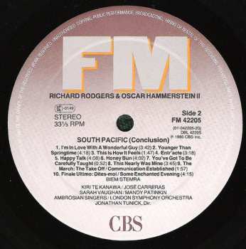 LP Sarah Vaughan: South Pacific