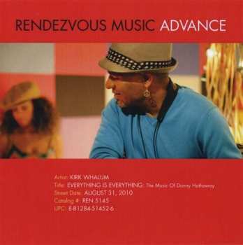 CD Kirk Whalum: Everything Is Everything (The Music Of Donny Hathaway)