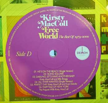 2LP Kirsty MacColl: Free World The Best Of 1979-2000 CLR | LTD