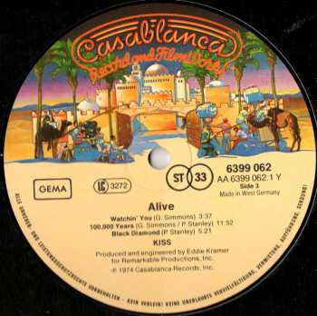 2LP Kiss: Alive!