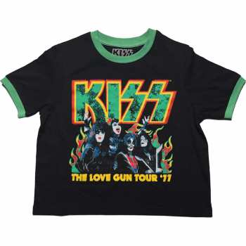 Merch Kiss: Dames Crop Top St Paddy's Ringer