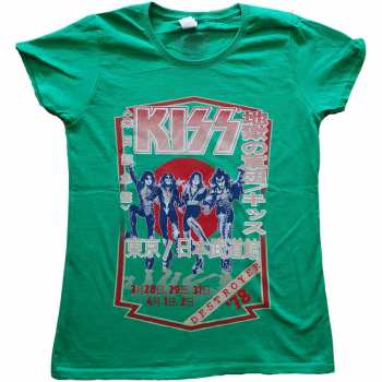 Merch Kiss: Dames T-shirt Destroyer Tour '78 