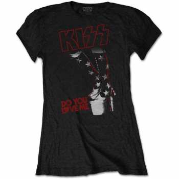 Merch Kiss: Dames T-shirt Do You Love Me 