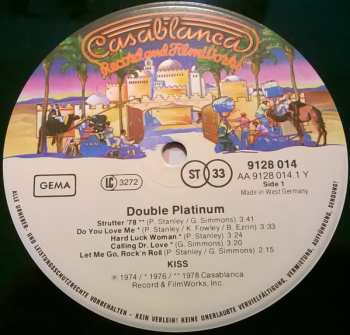 2LP Kiss: Double Platinum