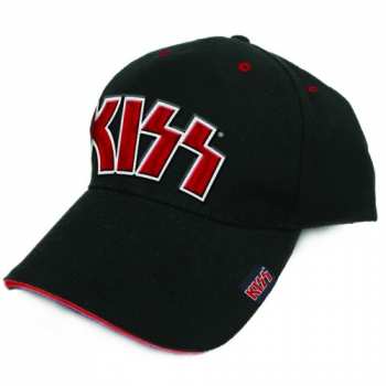 Merch Kiss: Pet met klep Red On White Logo Kiss