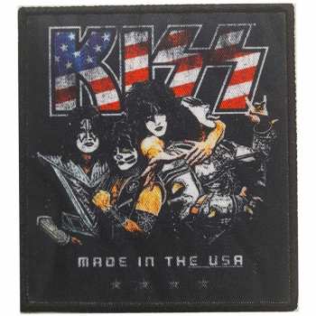 Merch Kiss: Patch Made In The Usa