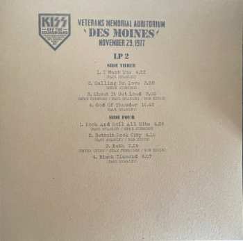 2LP Kiss: Off The Soundboard: Live in Des Moines