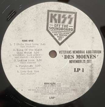 2LP Kiss: Off The Soundboard: Live in Des Moines