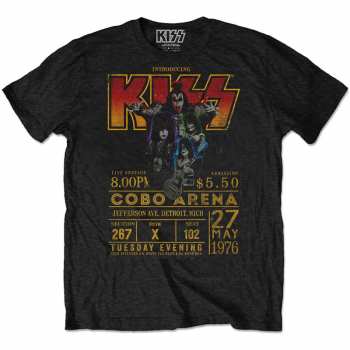 Merch Kiss: T-shirt Cobo Arena '76