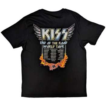 Merch Kiss: Kiss Unisex T-shirt: End Of The Road Wings (back Print) (small) S