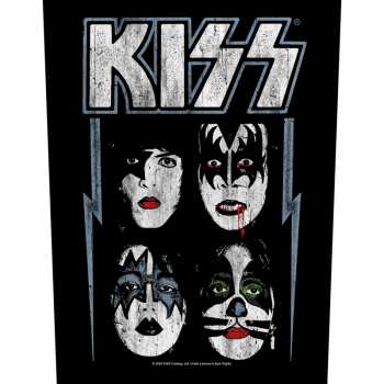 Merch Kiss: Zádová Nášivka Faces