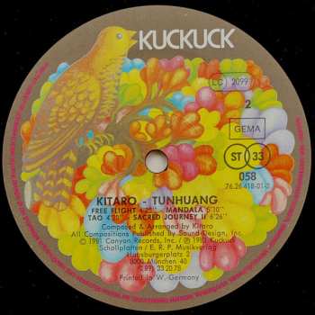 LP Kitaro: Tunhuang