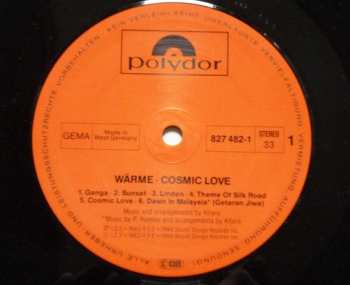 LP Kitaro: Wärme - Cosmic Love