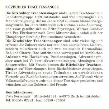 CD Kitzbühler Trachtensänger: Kitzbühler Bergweihnacht