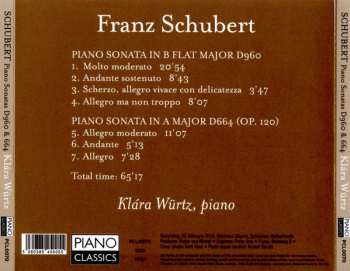 CD Klara Wurtz: Schubert (Piano Sonata In B Flat D960 Piano Sonata In A D664)