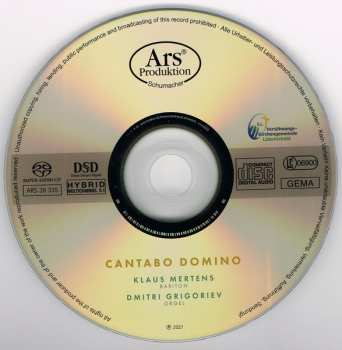 SACD Klaus Mertens: Cantabo Domino