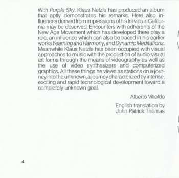 CD Klaus Netzle: Purple Sky