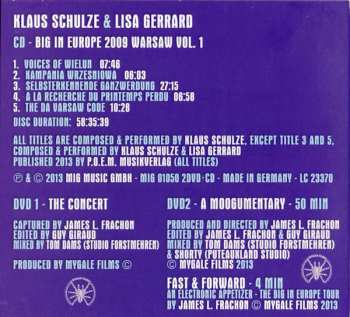 CD/2DVD Klaus Schulze: Big In Europe Vol. 1 Warsaw