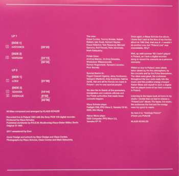2LP Klaus Schulze: Dziękuję Poland Live '83