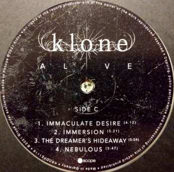 2LP Klone: Alive LTD | CLR