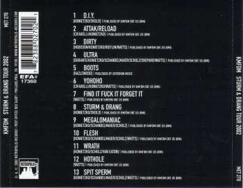 CD KMFDM: Sturm & Drang Tour 2002