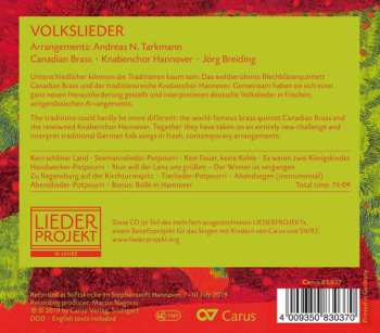 CD Knabenchor Hannover: Volkslieder 