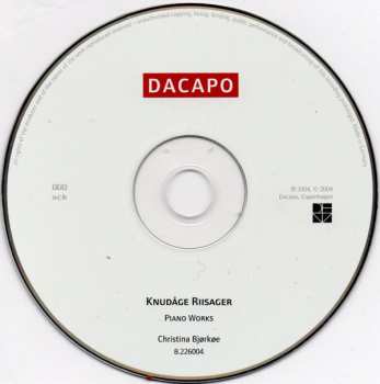 CD Knudåge Riisager: Piano Works