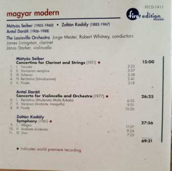 CD Antal Dorati: Magyar Modern (Hungarian Modern)