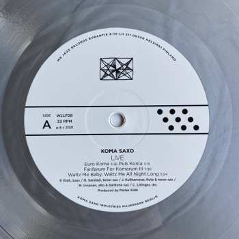 LP Koma Saxo: Live CLR