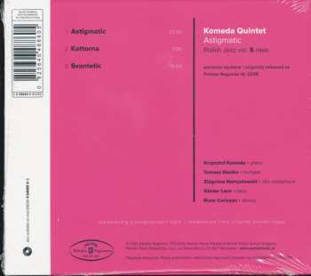 CD Komeda Quintet: Astigmatic