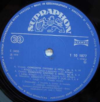 LP Komorní Orchestr Bohuslava Martinů: Komorní Orchestr Bohuslava Martinů