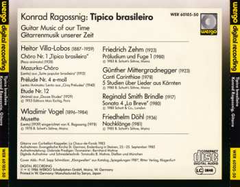 CD Konrad Ragossnig: Típico Brasileiro – Guitar Music Of Our Time/Giterrenmusik Unserer Zeit