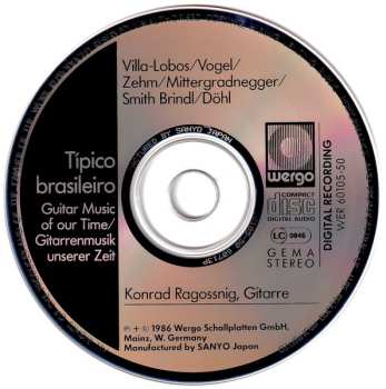 CD Konrad Ragossnig: Típico Brasileiro – Guitar Music Of Our Time/Giterrenmusik Unserer Zeit
