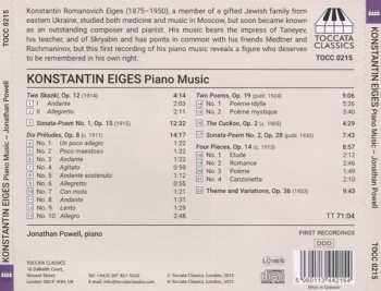 CD Jonathan Powell: Piano Music