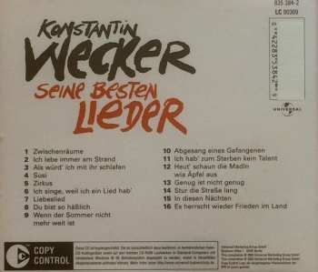 CD Konstantin Wecker: Seine Besten Lieder