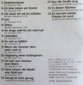 CD Konstantin Wecker: Seine Besten Lieder
