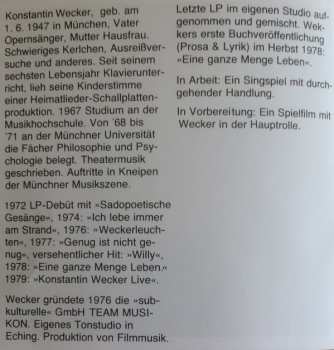 CD Konstantin Wecker: Seine Besten Lieder