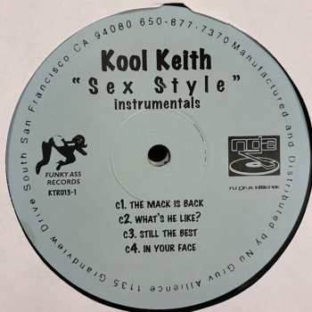 2LP Kool Keith: Sex Style - Instrumentals