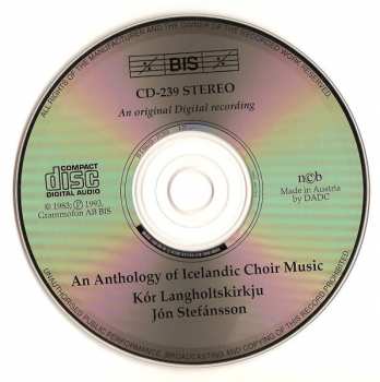 CD Kór Langholtskirkju: An Anthology Of Icelandic Choir Music