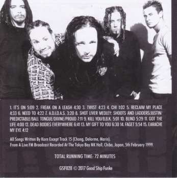 CD Korn: Freaks Out East