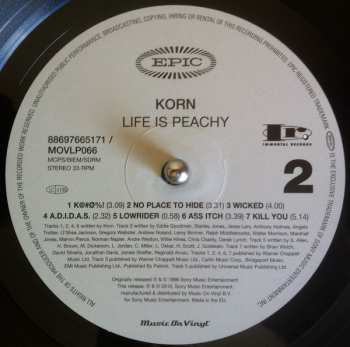 LP Korn: Life Is Peachy
